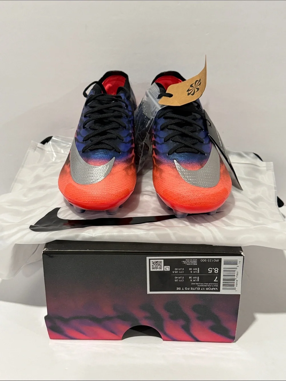 Nike Zoom Mercurial Vapor 17 Elite FG ‘Scorpion World Cup Knockout Stage’ Sz 7
